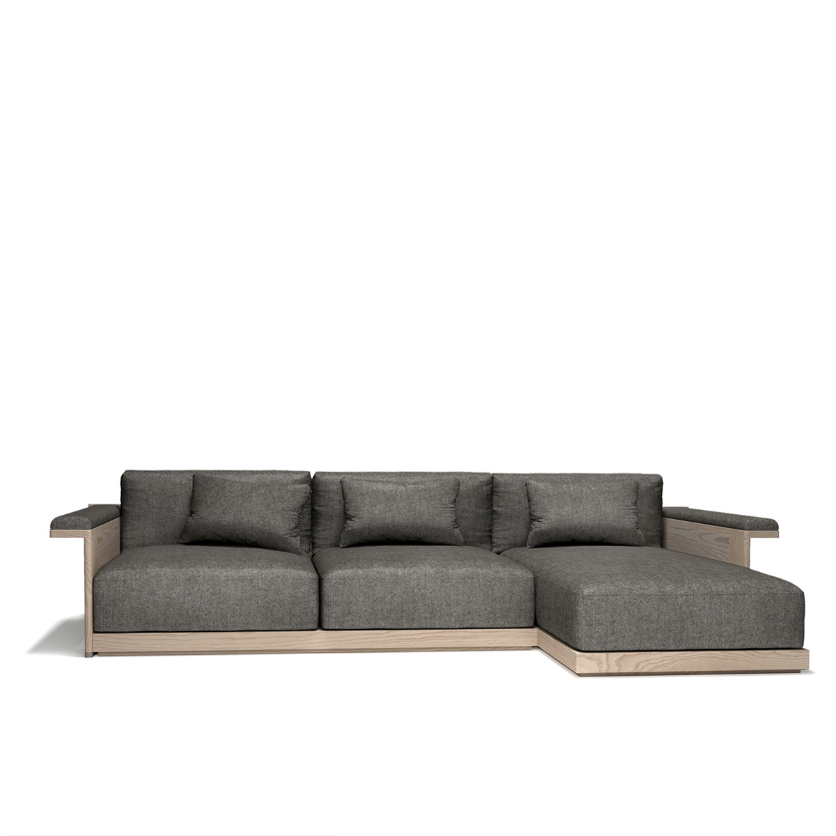 2-seater sofa with right-chais Jude