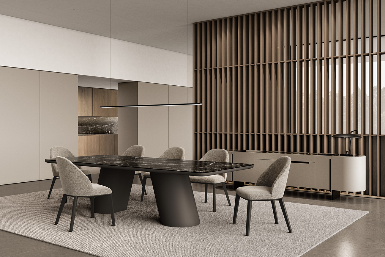 Altea modern dining room by Yonoh