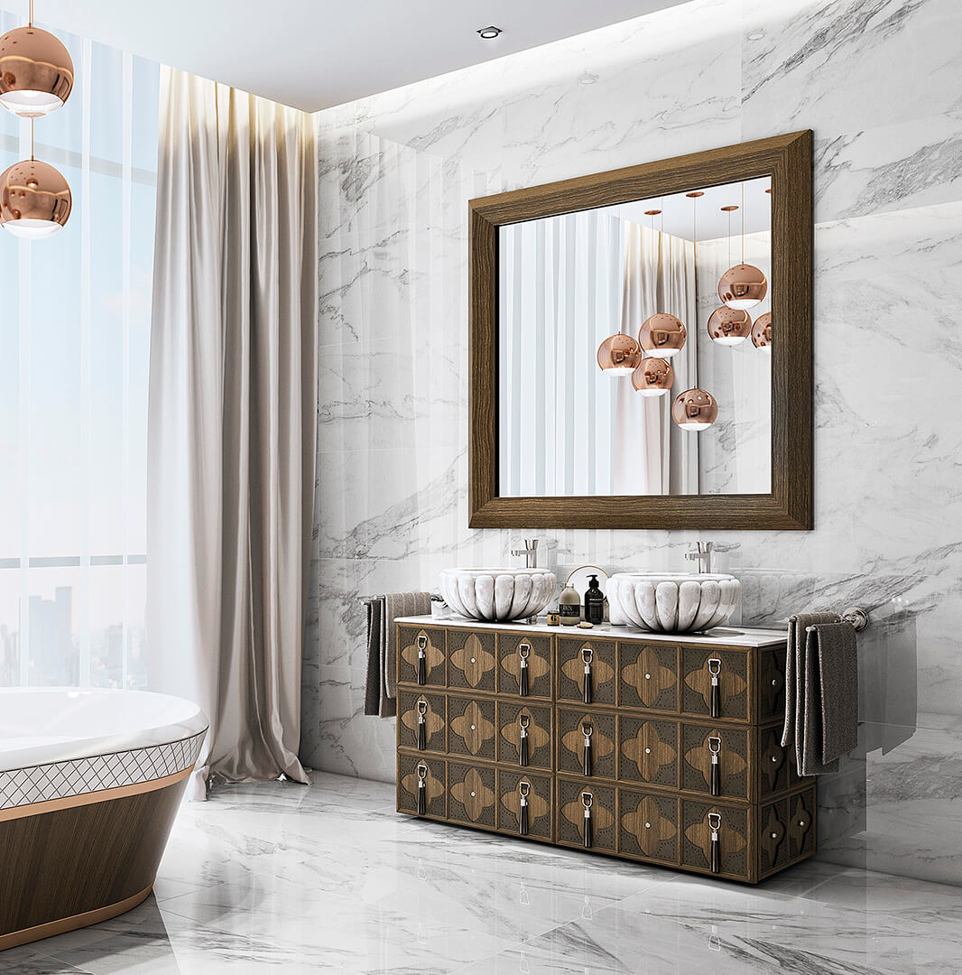 VALENTINA CONTEMPORARY CLASSIC BATHROOM