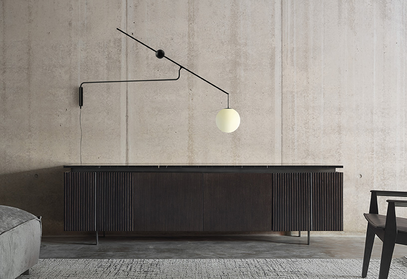 Alexandra Tempo sideboard by Ramón Esteve, crafted in ash and marble as a statement piece of luxury furniture