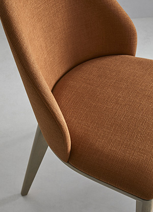 The straightforward design of the Atlas chair exudes luxury without fuss.