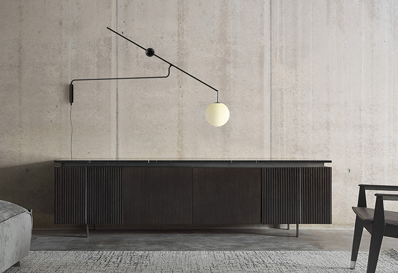 Original Tempo sideboard that combines modern and avant-garde styles to create a luxury designer piece of furniture.