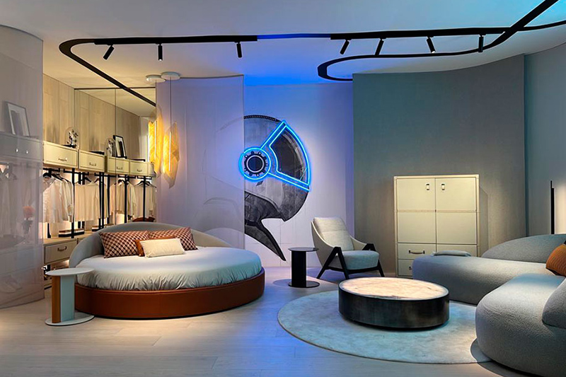 Moon Suite X is the Alexandra & Grato space designed by Jacobo Ventura for Marbella Design & Art 2022.