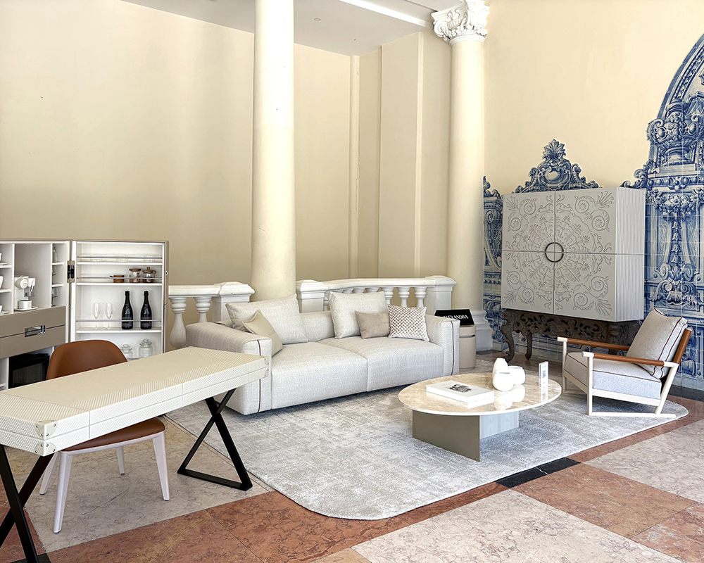 Alexandra showcased a luxurious selection of its contemporary furniture at The Design Room Lisboa - Lisboa Design Week