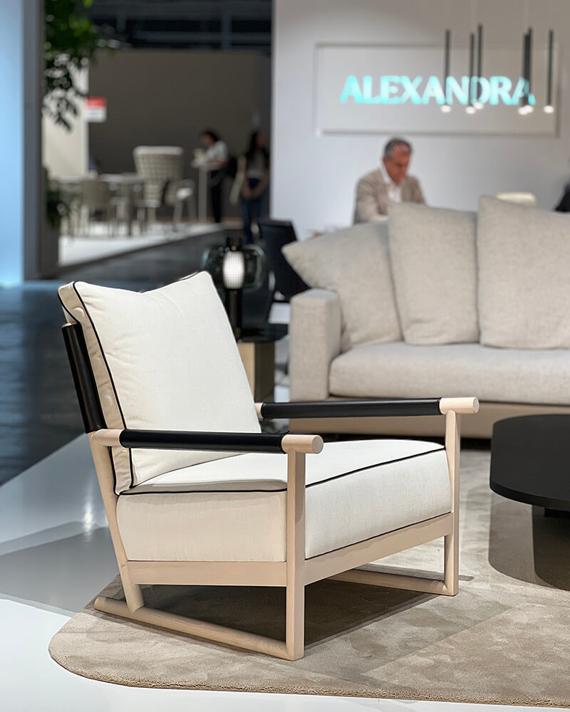 Habitat 2026. Ischia armchair by Buratti.